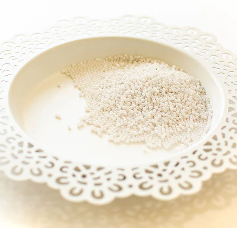 Pretty Pink Posh - Shaker Beads - Marshmallow