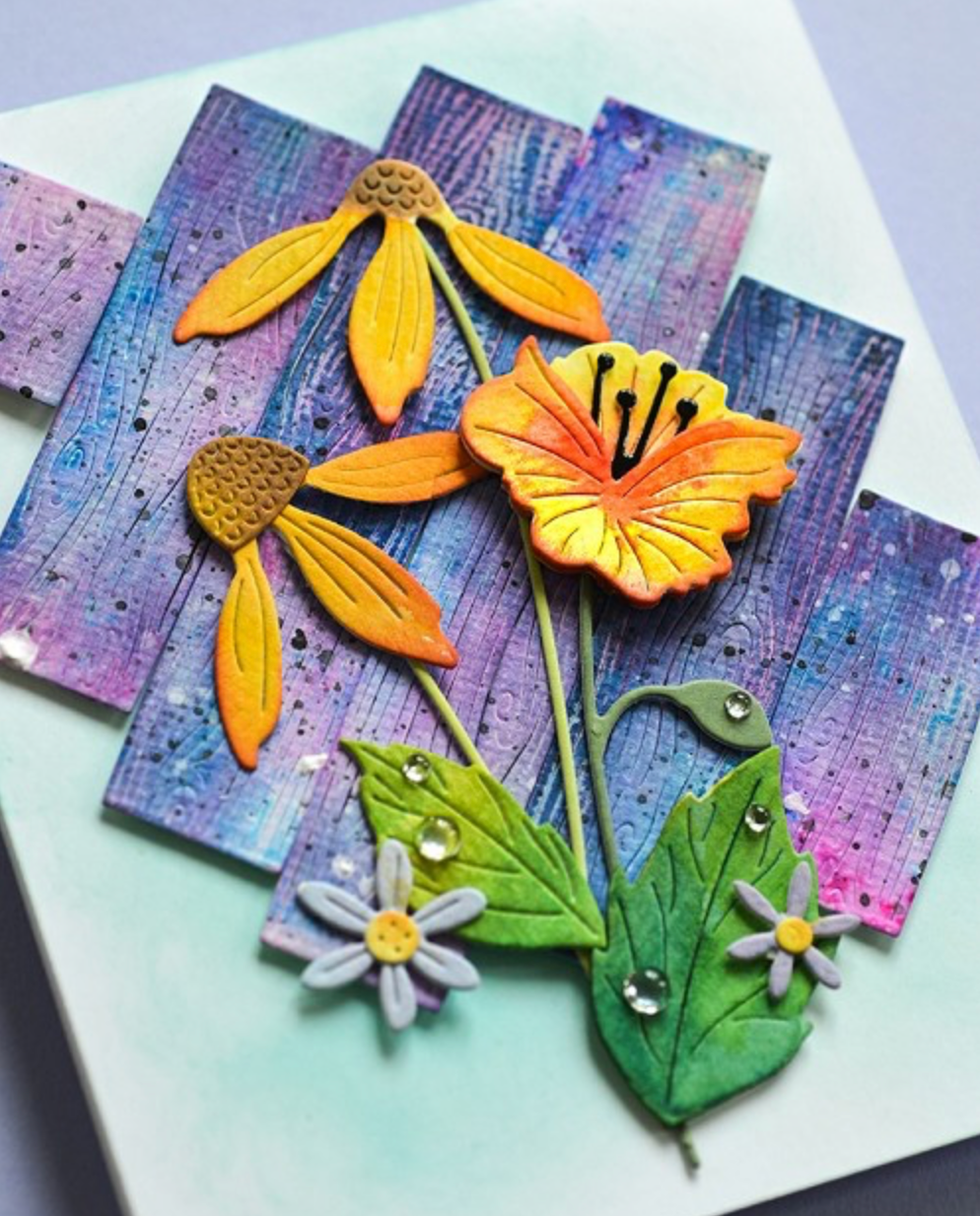 Memory Box - Wood Grain Planks Die Set
