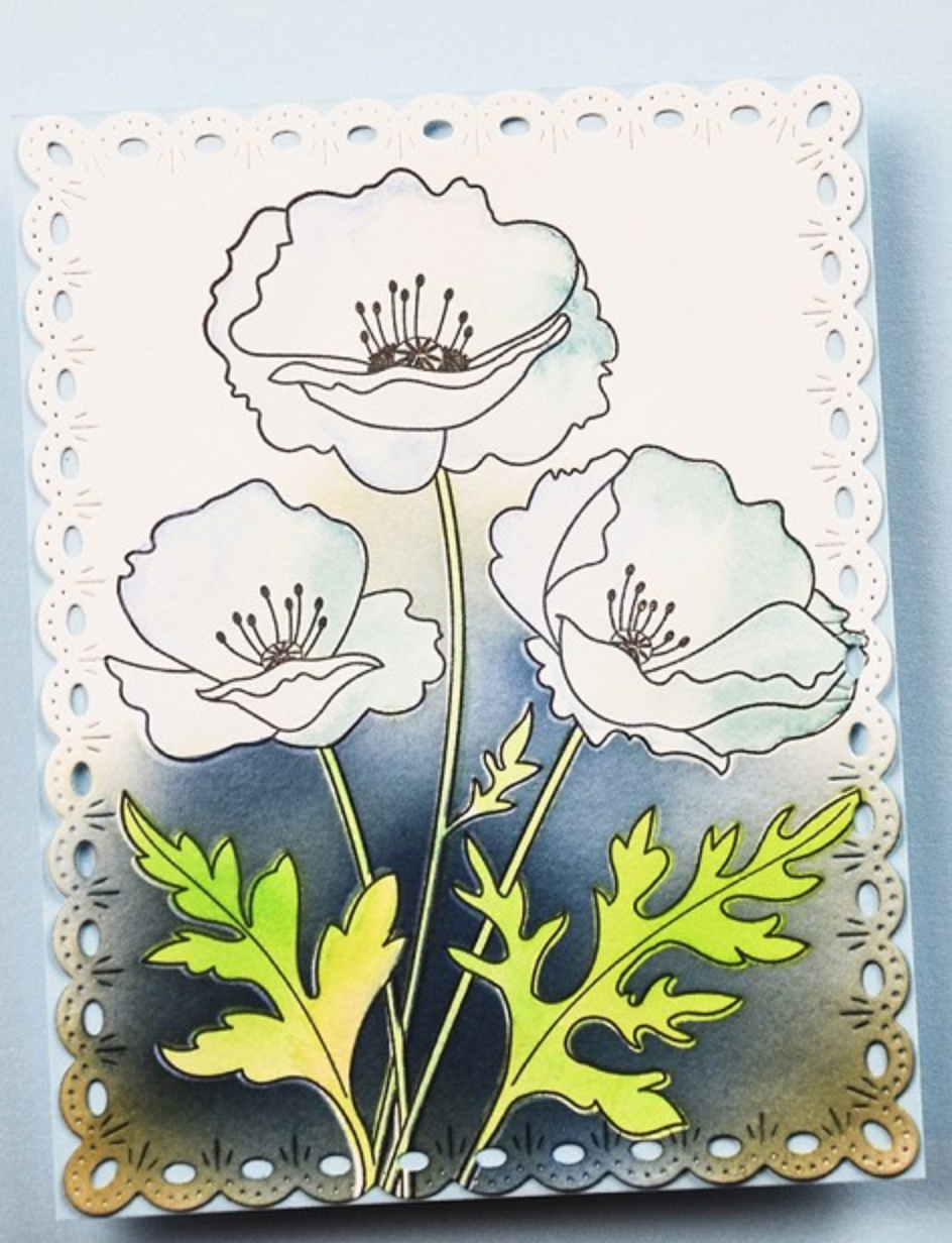 Memory Box - Playful Poppies Stamp & Die Bundle