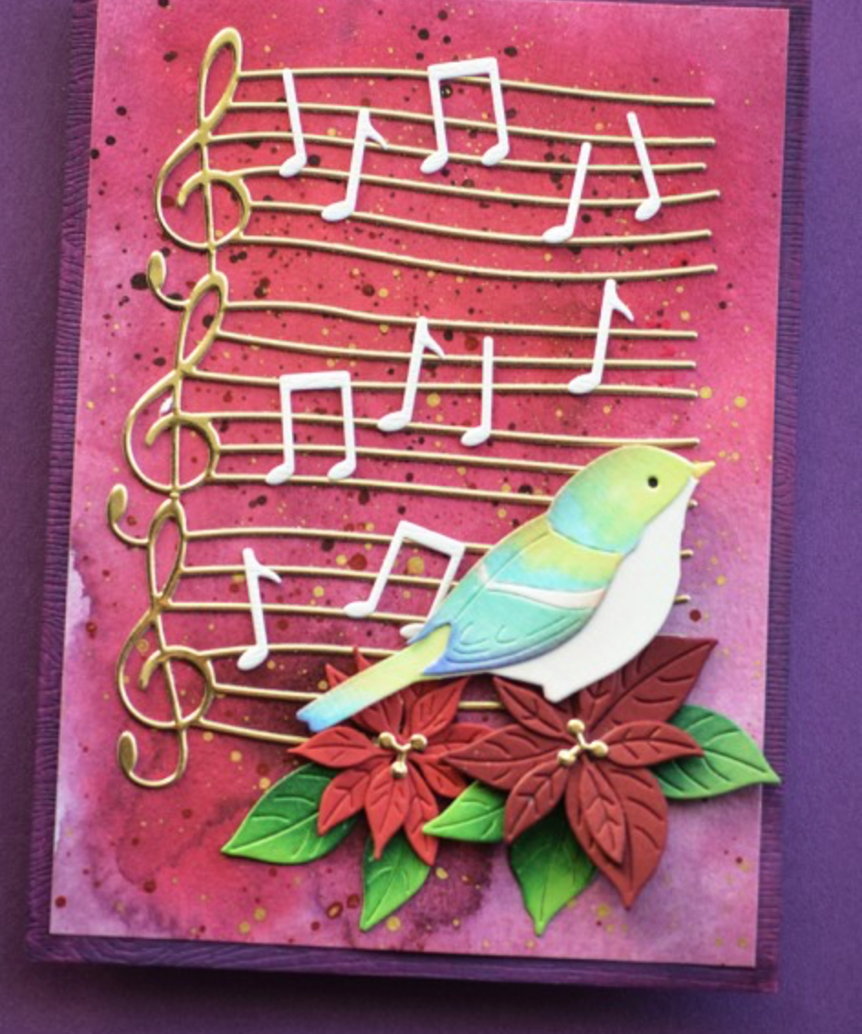 Memory Box - Wavy Sheet Music Die Set