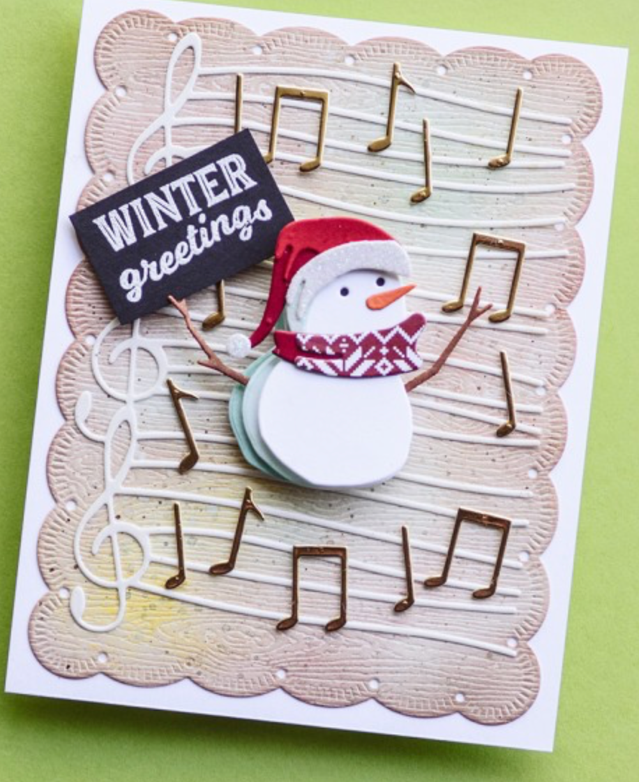 Memory Box - Wavy Sheet Music Die Set