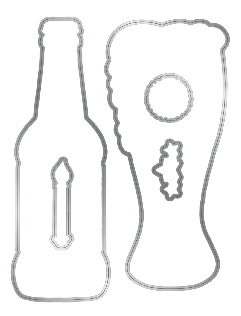 Chloe's Creative - Birthday Beer Stamp & Die Bundle