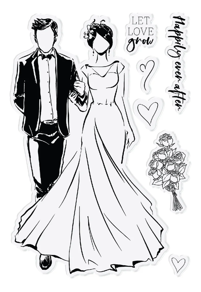 Chloe's Creative - Bride and Groom Stamp & Die Bundle
