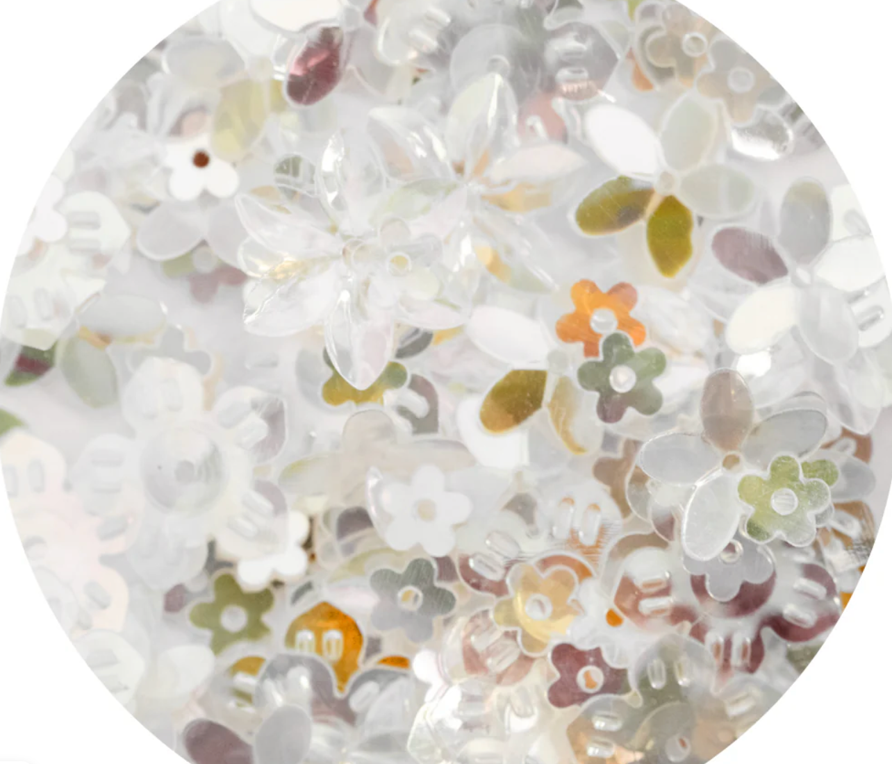 Chloe's Creative - Floral Sequins - Iridescent
