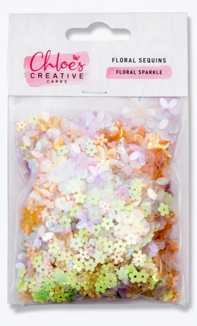 Chloe's Creative - Floral Sequins - Floral Sparkle