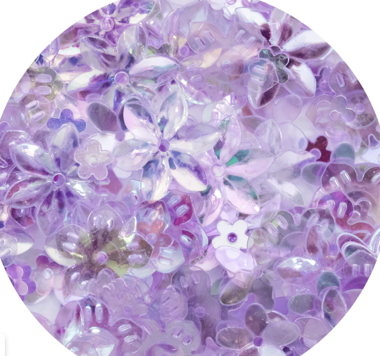 Chloe's Creative - Floral Sequins - Lilacs
