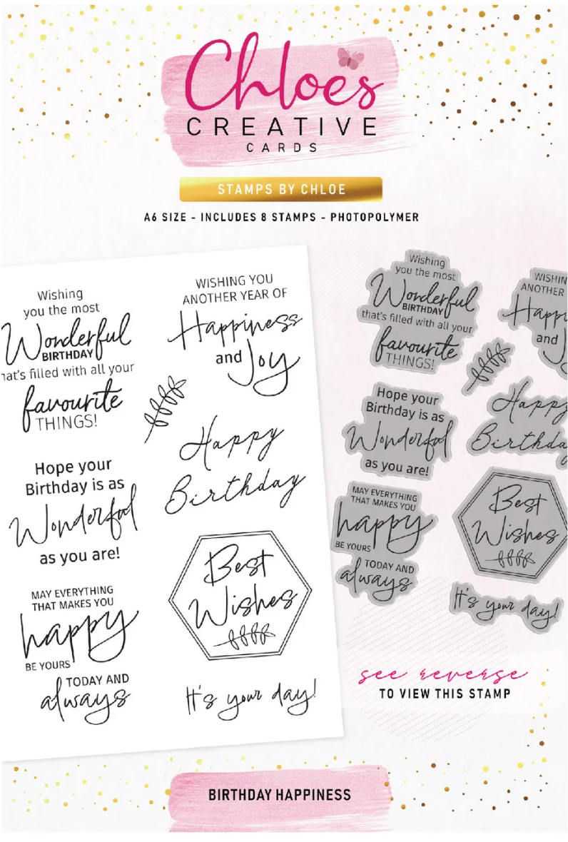 Chloe's Creative - Birthday Happiness Stamp Set
