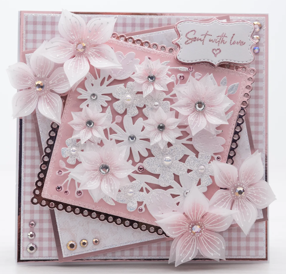 Chloe's Creative - Floral Panel Die