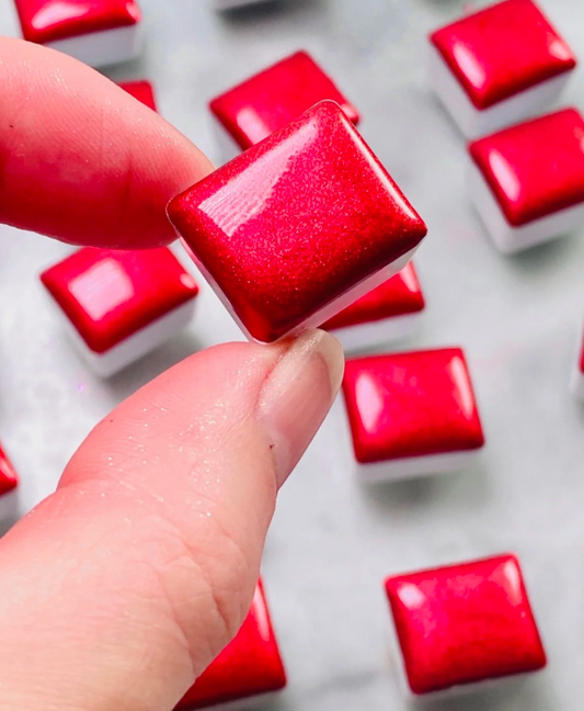 Pop Pigments - Satin Red Watercolor Paint