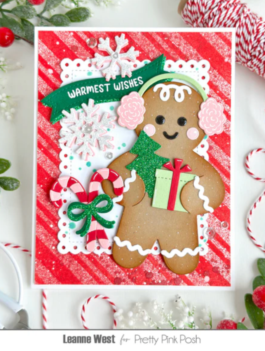 Pretty Pink Posh - Gingerbread Holder Die Set
