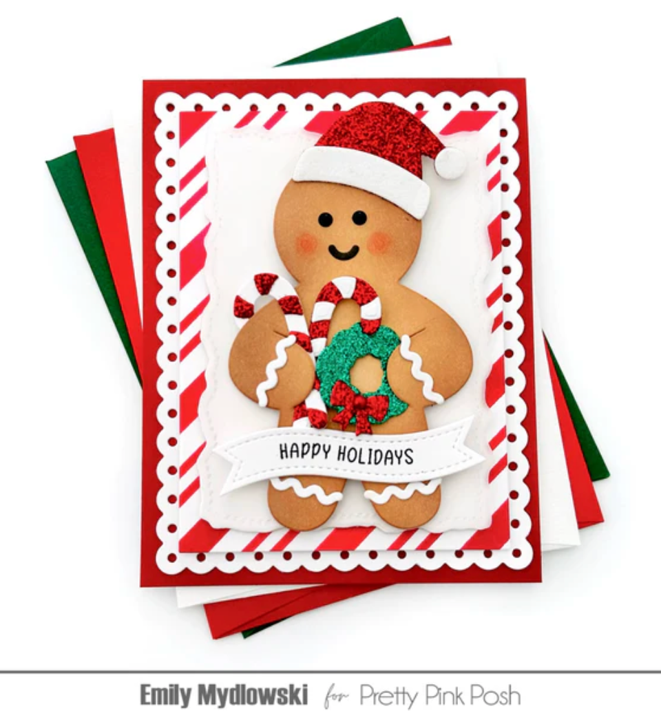 Pretty Pink Posh - Gingerbread Holder Die Set