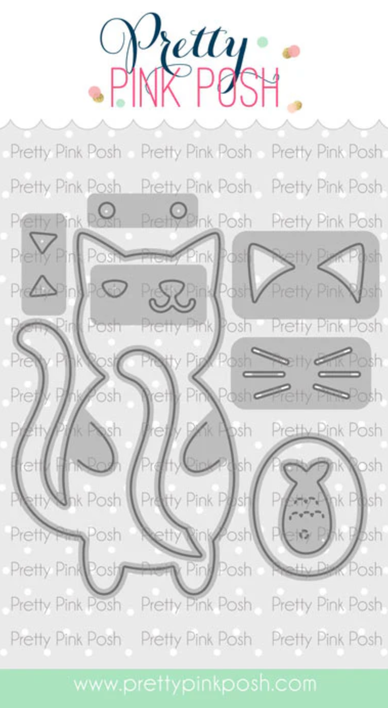 Pretty Pink Posh - Cat Holder Die Set