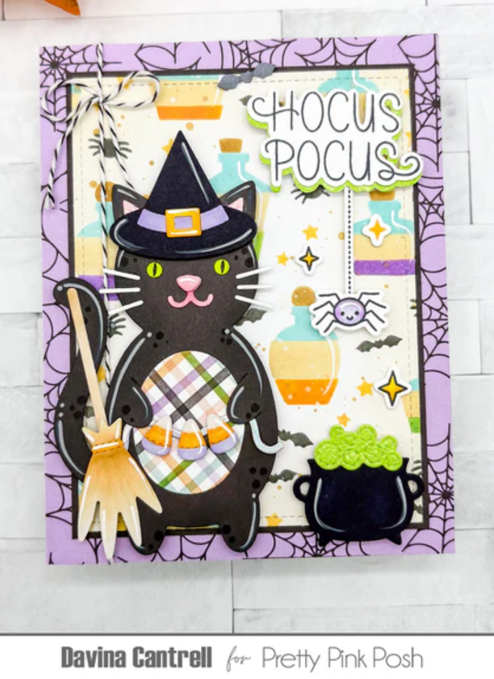 Pretty Pink Posh - Cat Holder Die Set