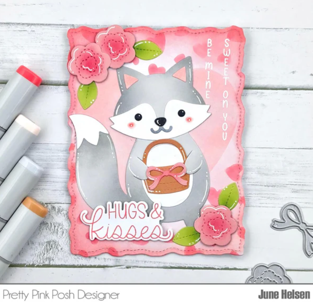Pretty Pink Posh - Fox Holder Die Set