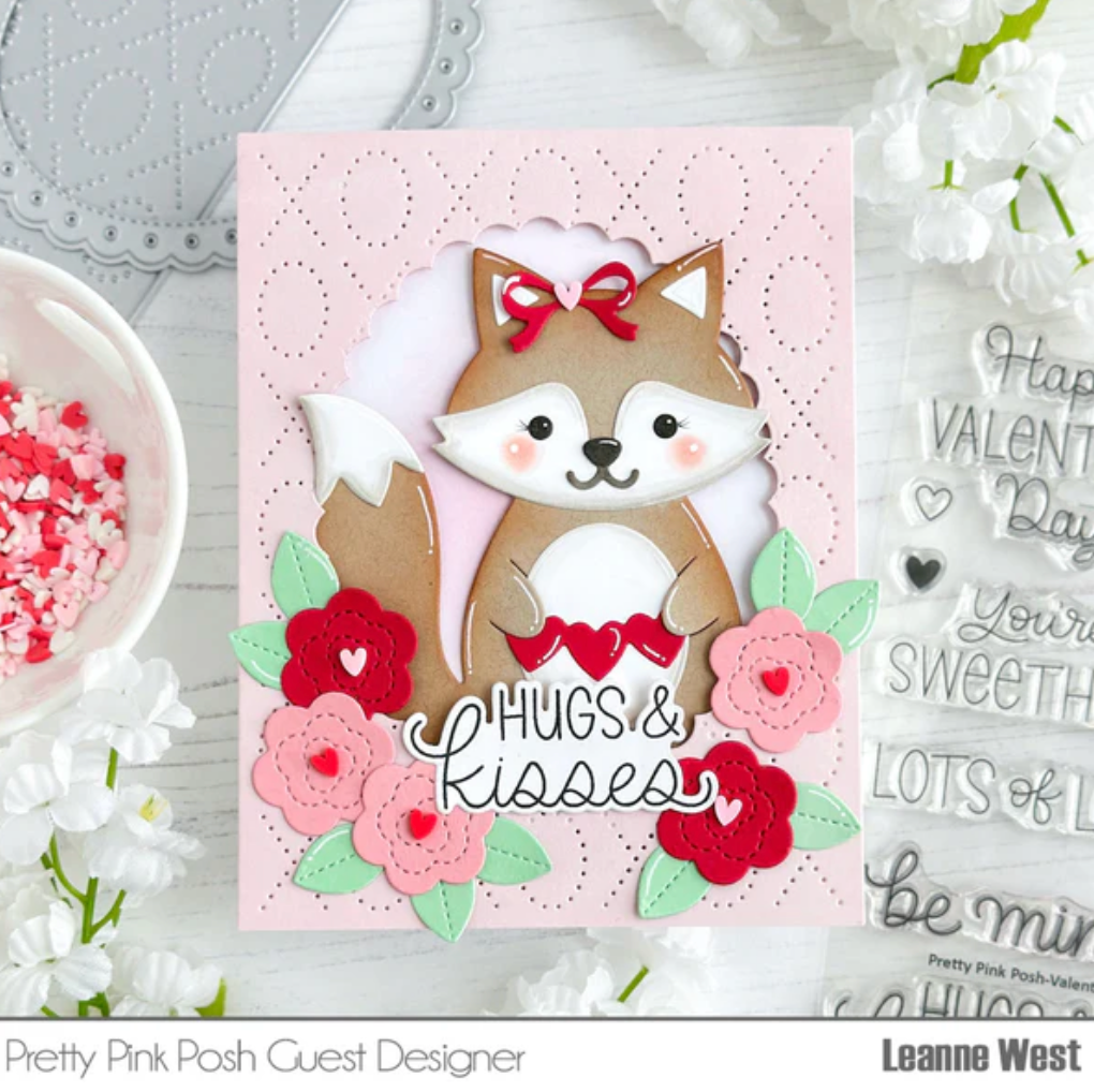 Pretty Pink Posh - Fox Holder Die Set