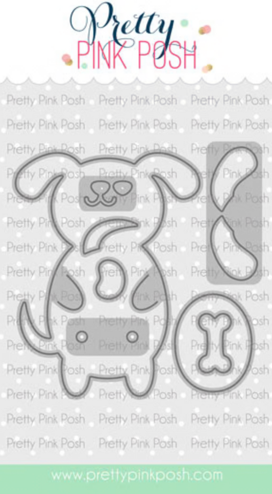 Pretty Pink Posh - Dog Holder Die Set