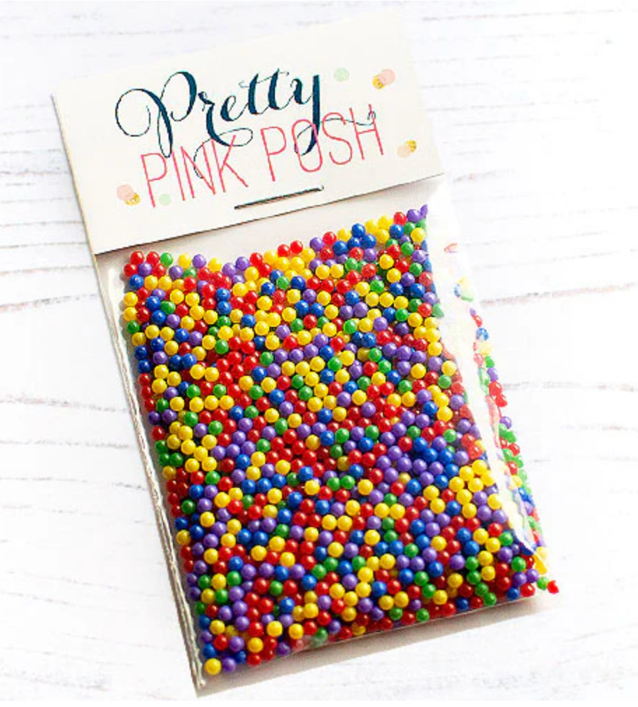 Pretty Pink Posh - Shaker Beads - Color Splash