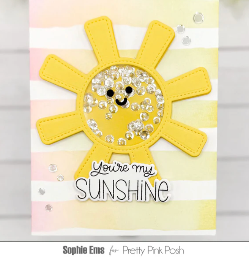 Pretty Pink Posh - Sun Shaker Die Set