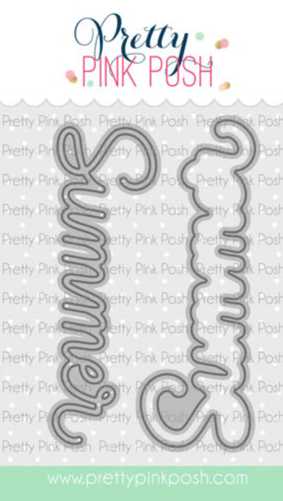 Pretty Pink Posh - Large Summer Shadow Die Set