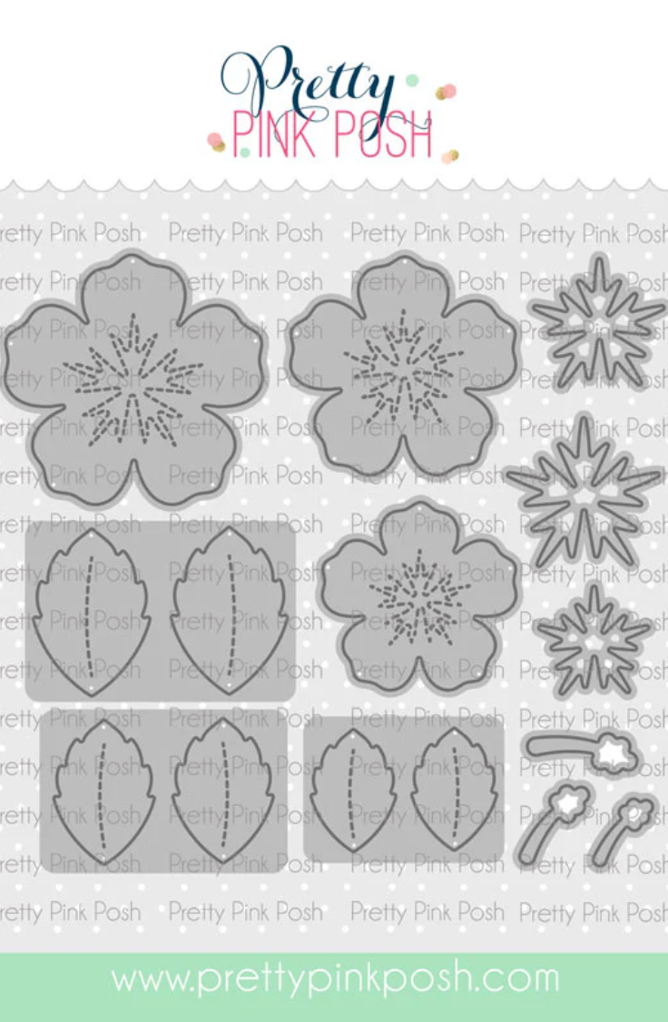 Pretty Pink Posh - Hibiscus Flowers Die Set