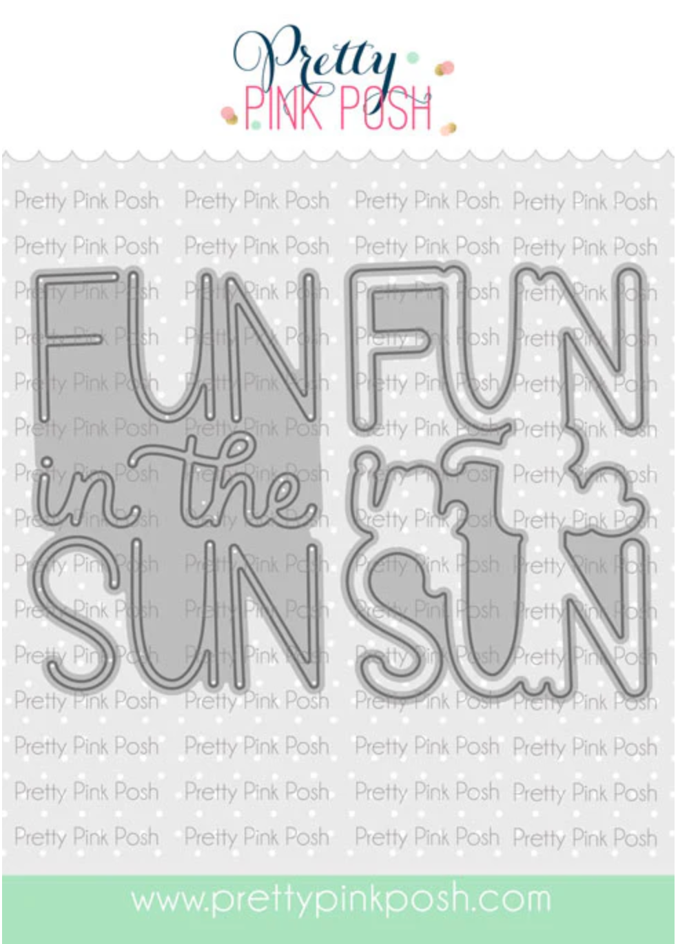 Pretty Pink Posh - Fun in the Sun Shadow Die Set