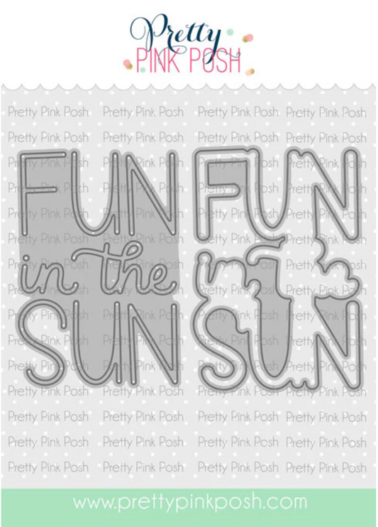 Pretty Pink Posh - Fun in the Sun Shadow Die Set