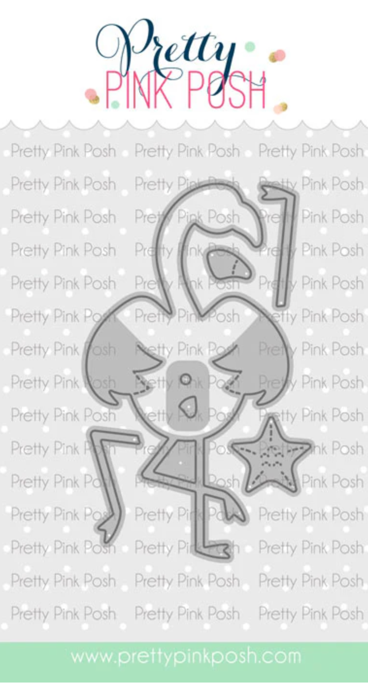 Pretty Pink Posh - Flamingo Holder Die Set