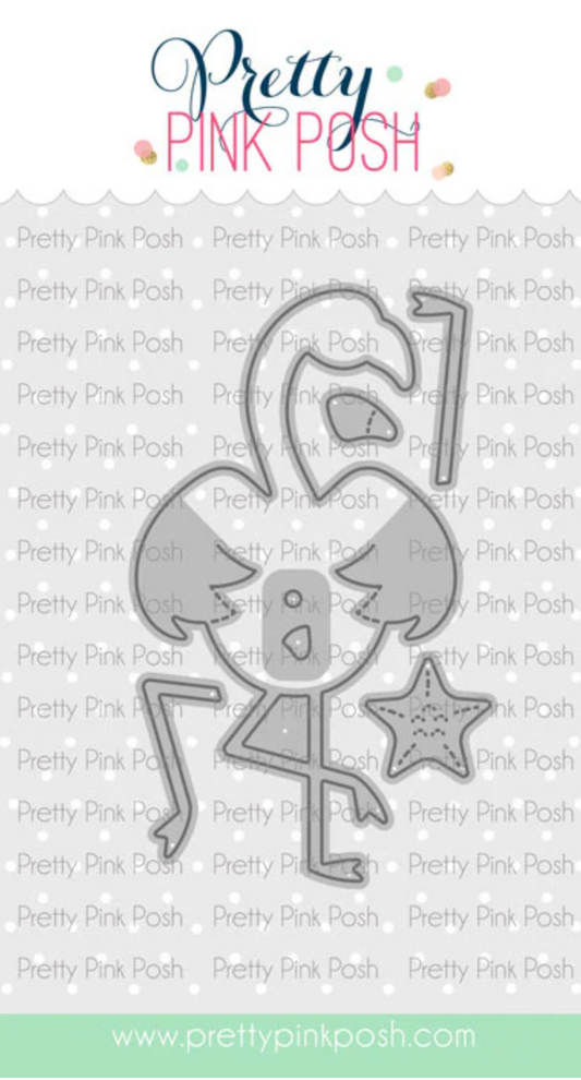 Pretty Pink Posh - Flamingo Holder Die Set