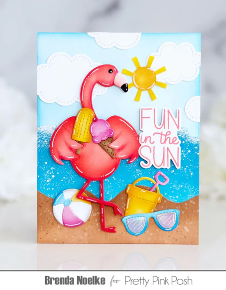 Pretty Pink Posh - Flamingo Holder Die Set