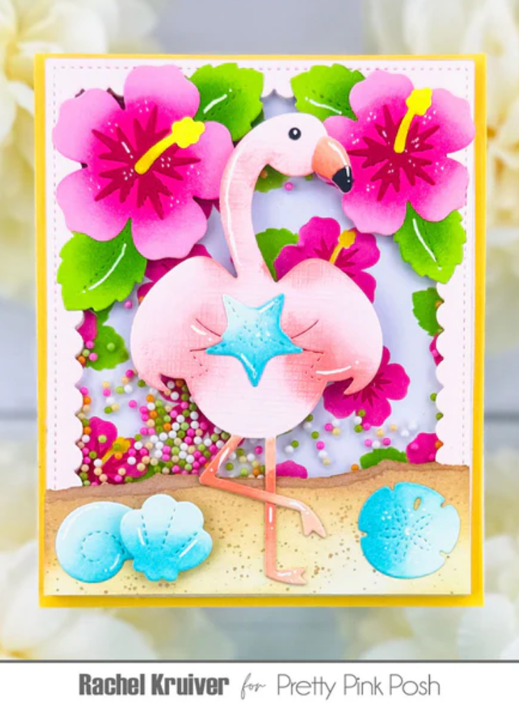 Pretty Pink Posh - Flamingo Holder Die Set