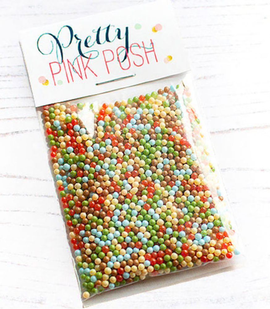Pretty Pink Posh - Shaker Beads - Woodland Wishes