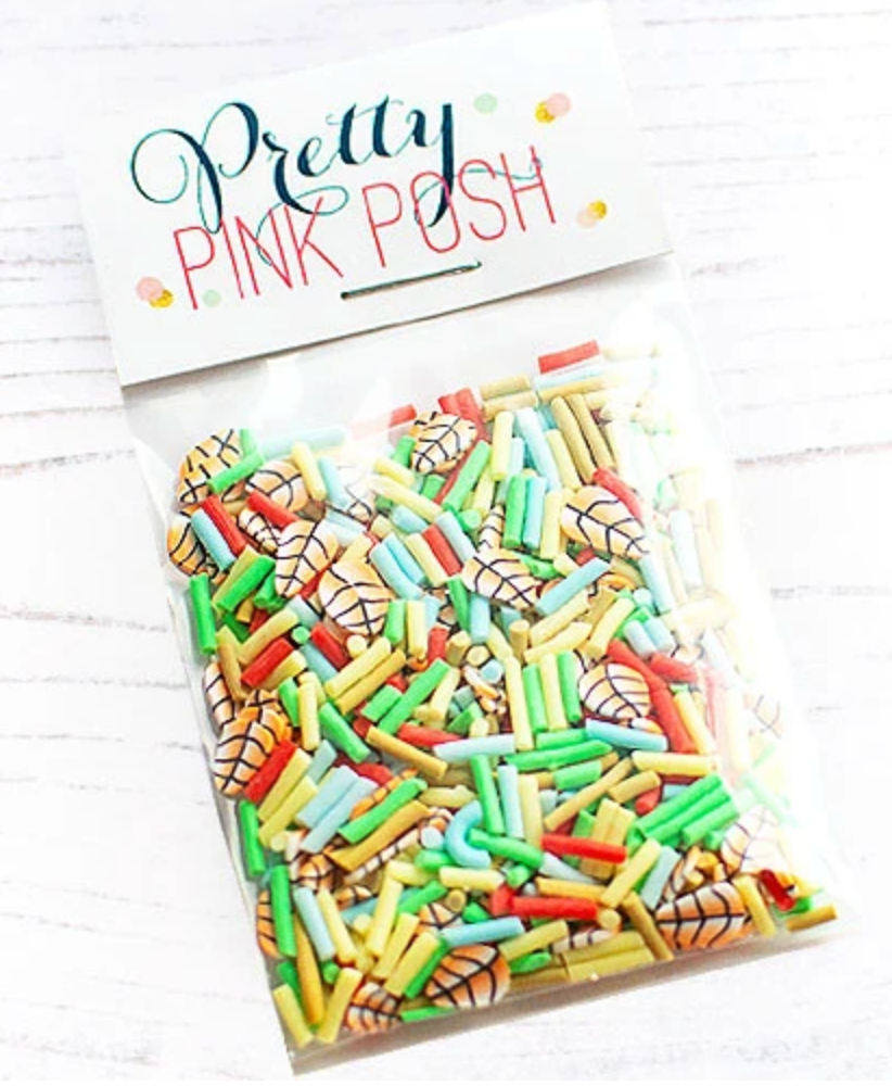 Pretty Pink Posh - Clay Confetti - Fall Fling