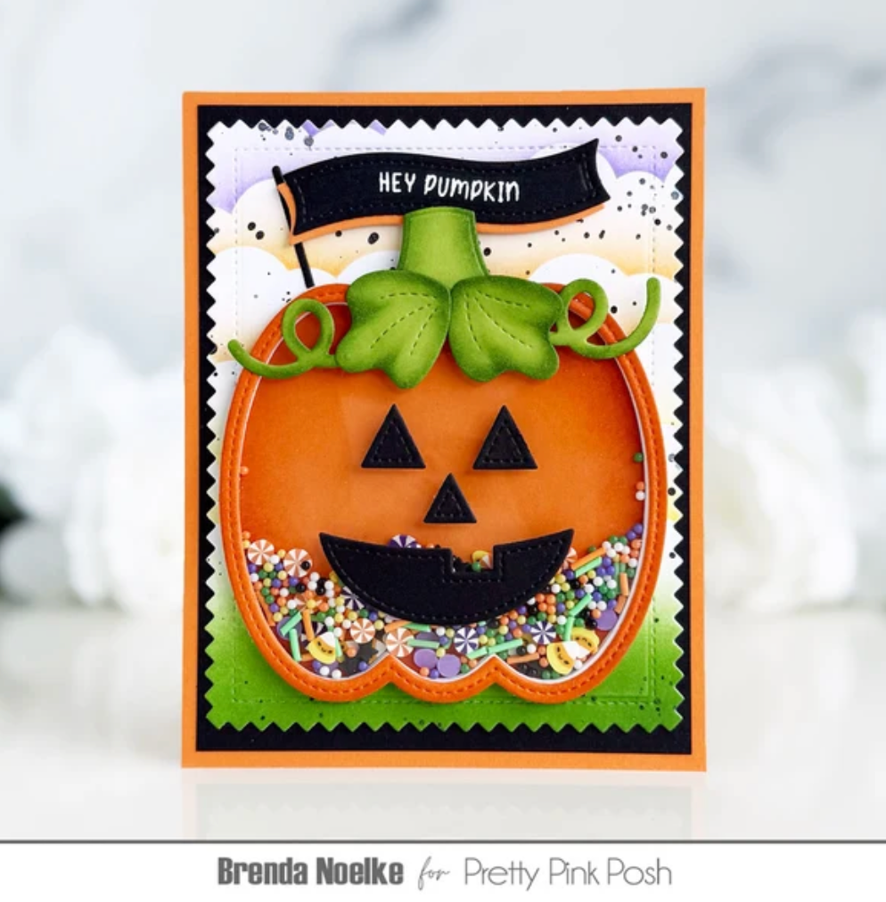 Pretty Pink Posh - Pumpkin Face Shaker Die Set