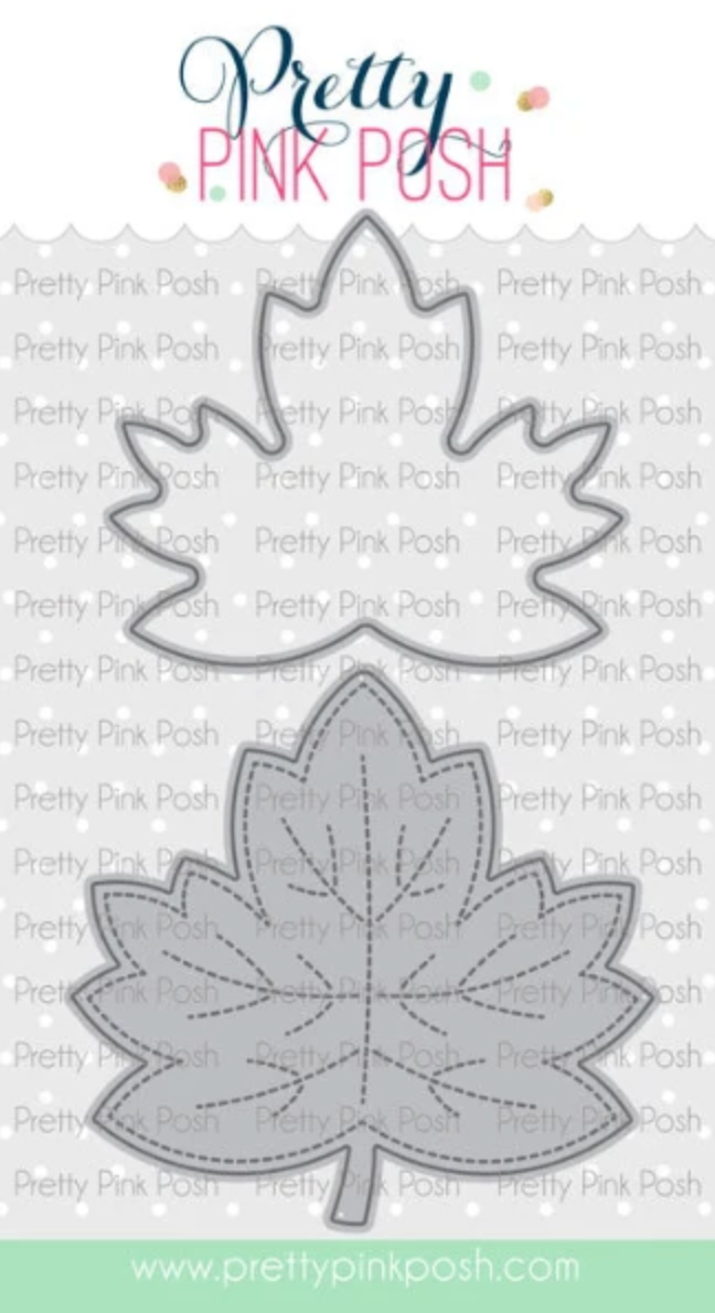 Pretty Pink Posh - Wide Leaf Shaker Die Set