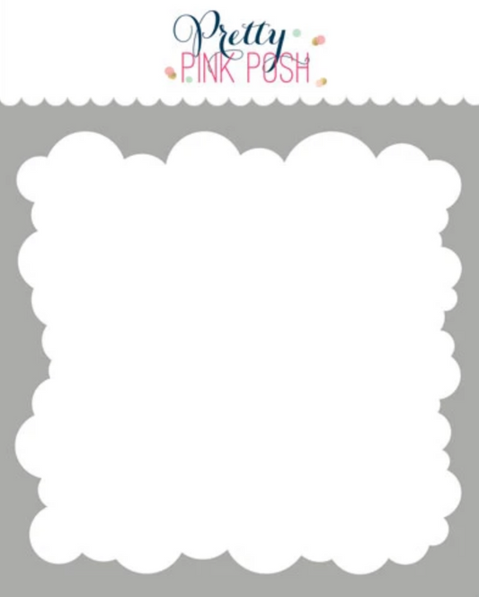 Pretty Pink Posh - Clouds Stencil