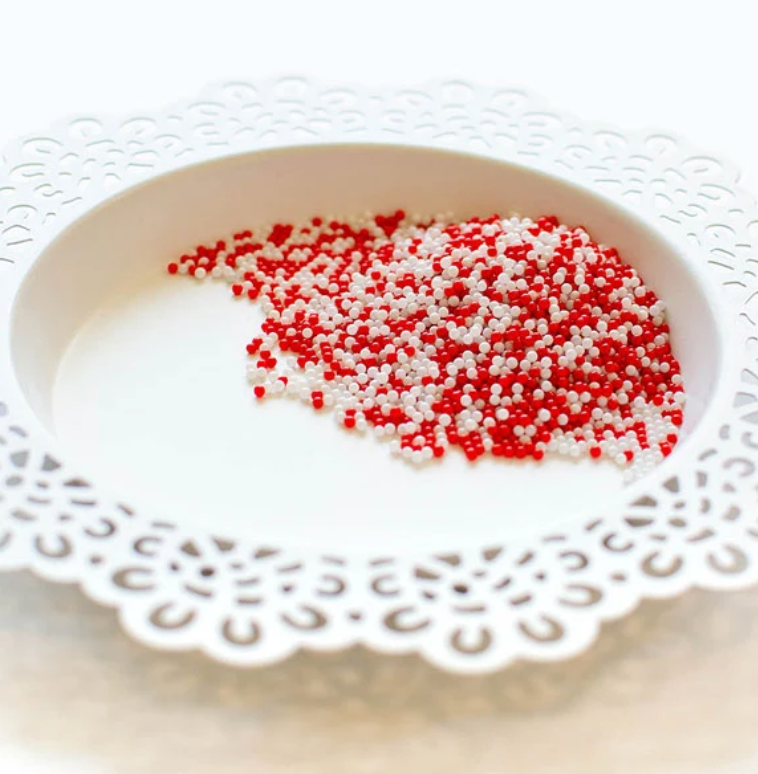 Pretty Pink Posh - Shaker Beads - Candy Cane