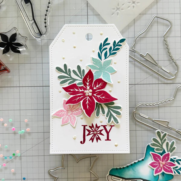 Gina K. - Season of Joy Stamp, Die & Stencil Bundle