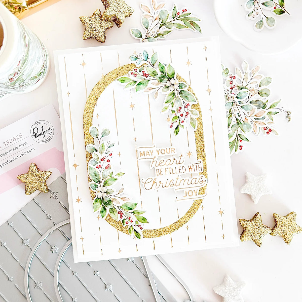 Pinkfresh - Starlit Strands Press Plate