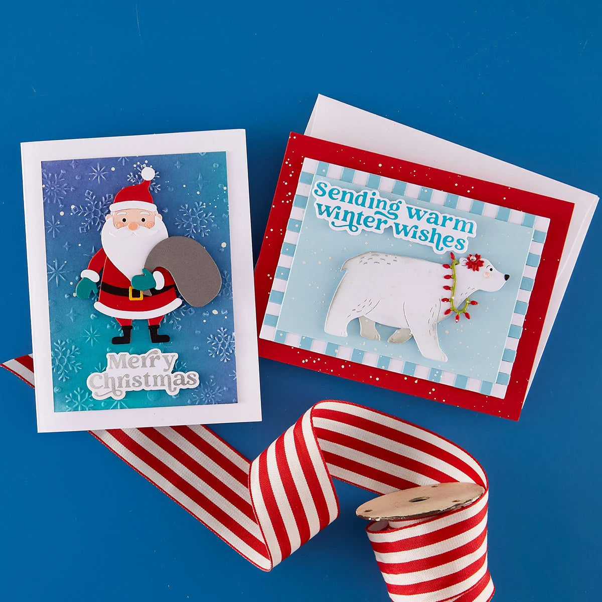 Spellbinders - Wonderful Winter Sentiments Press + Foil Plate & Die Bundle by Simon Hurley