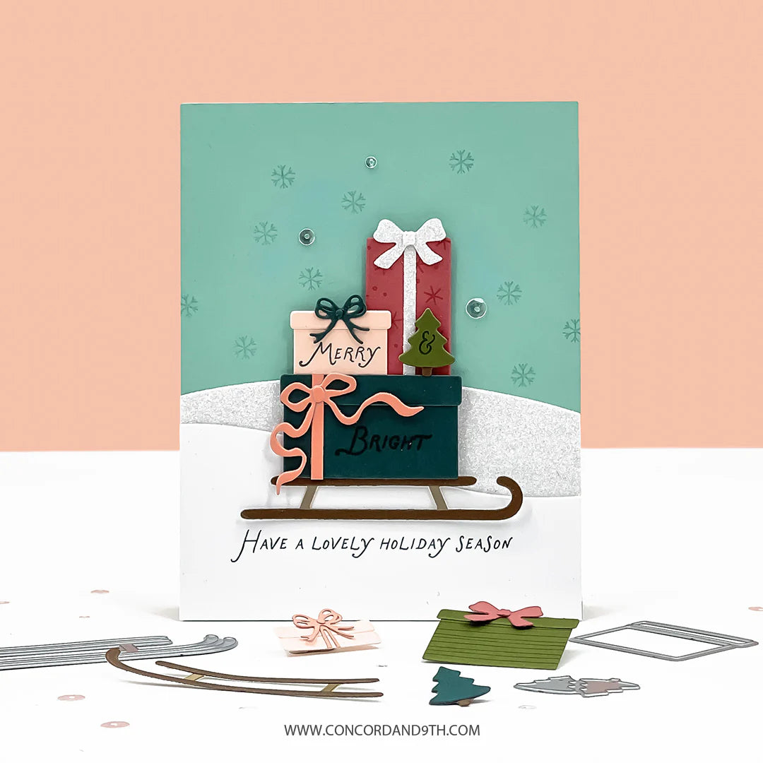 Concord & 9th - Sleigh Full of Cheer Stamp & Die Bundle