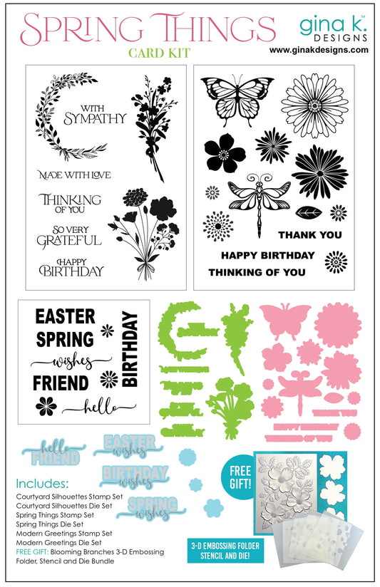 Gina K. - Spring Things Card Kit