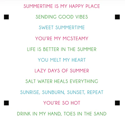 LDRS - Summer Fun Stack Stamp Set