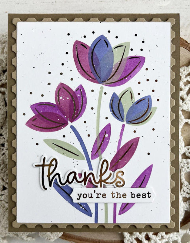 Tailored Expressions - Petal Palette Foil It & Stencil Bundle