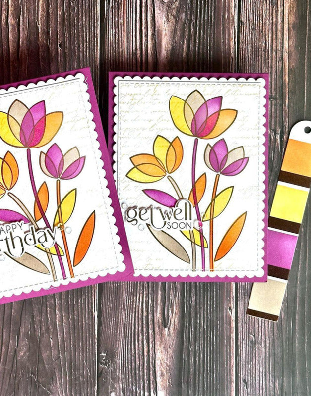 Tailored Expressions - Petal Palette Foil It & Stencil Bundle