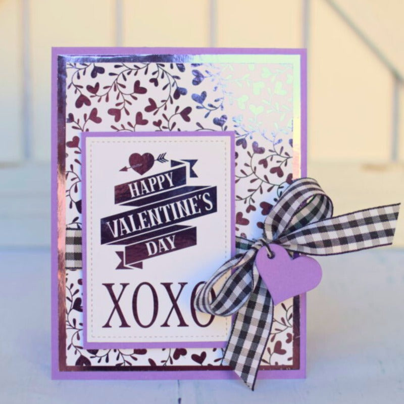 Gina K. - Foil-Mates Toner Card Fronts - Blooming Hearts