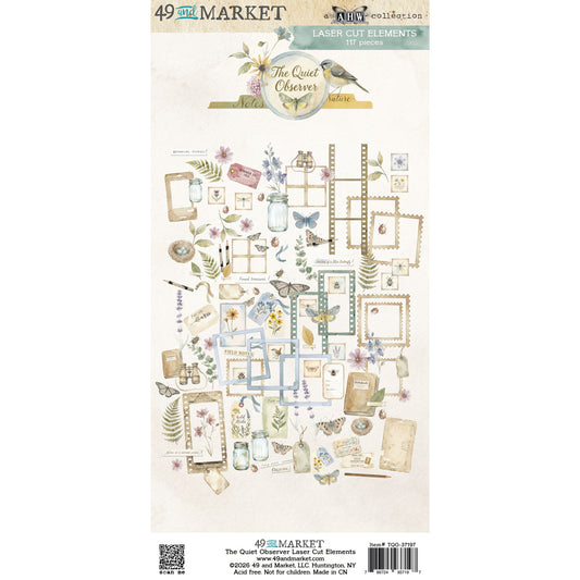 49 & Market - The Quiet Observer - Laser Cut Elements
