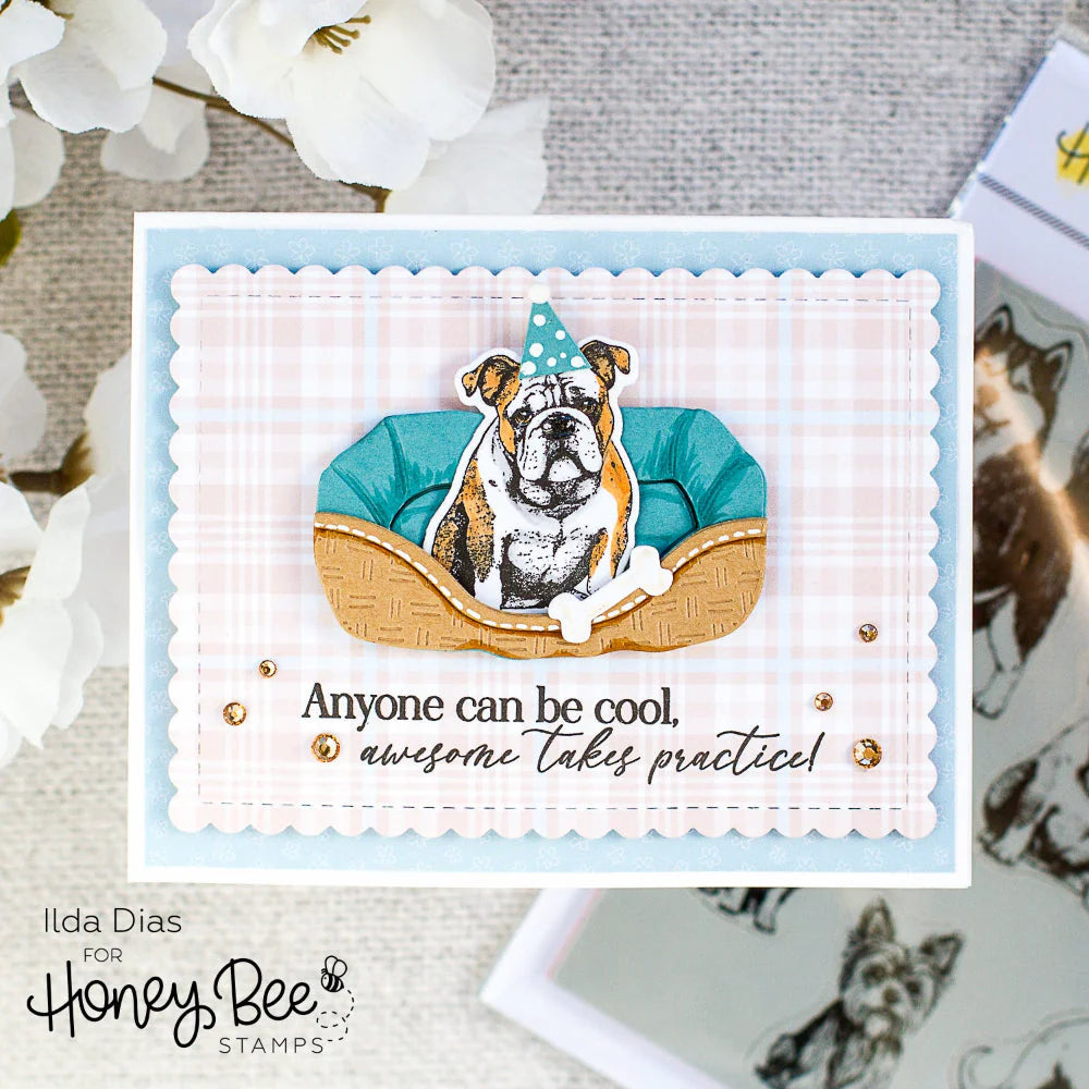 Honey Bee - Tail Waggers Stamp & Die Bundle