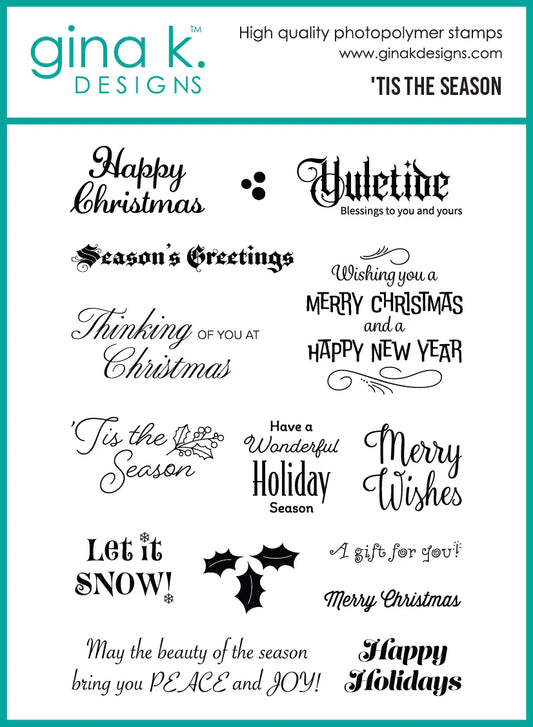 Gina K. - 'Tis the Season Stamp & Die Bundle