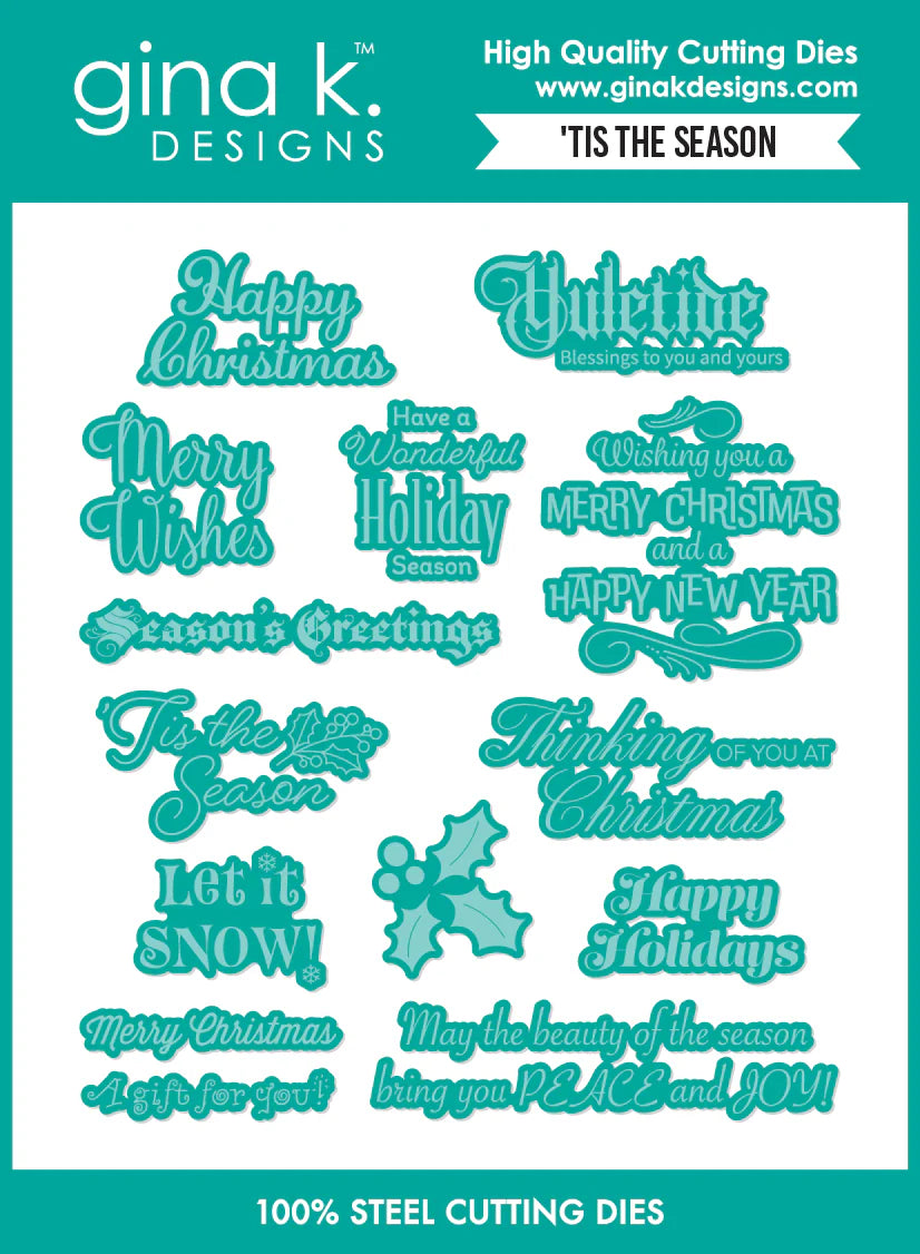 Gina K. - 'Tis the Season Stamp & Die Bundle