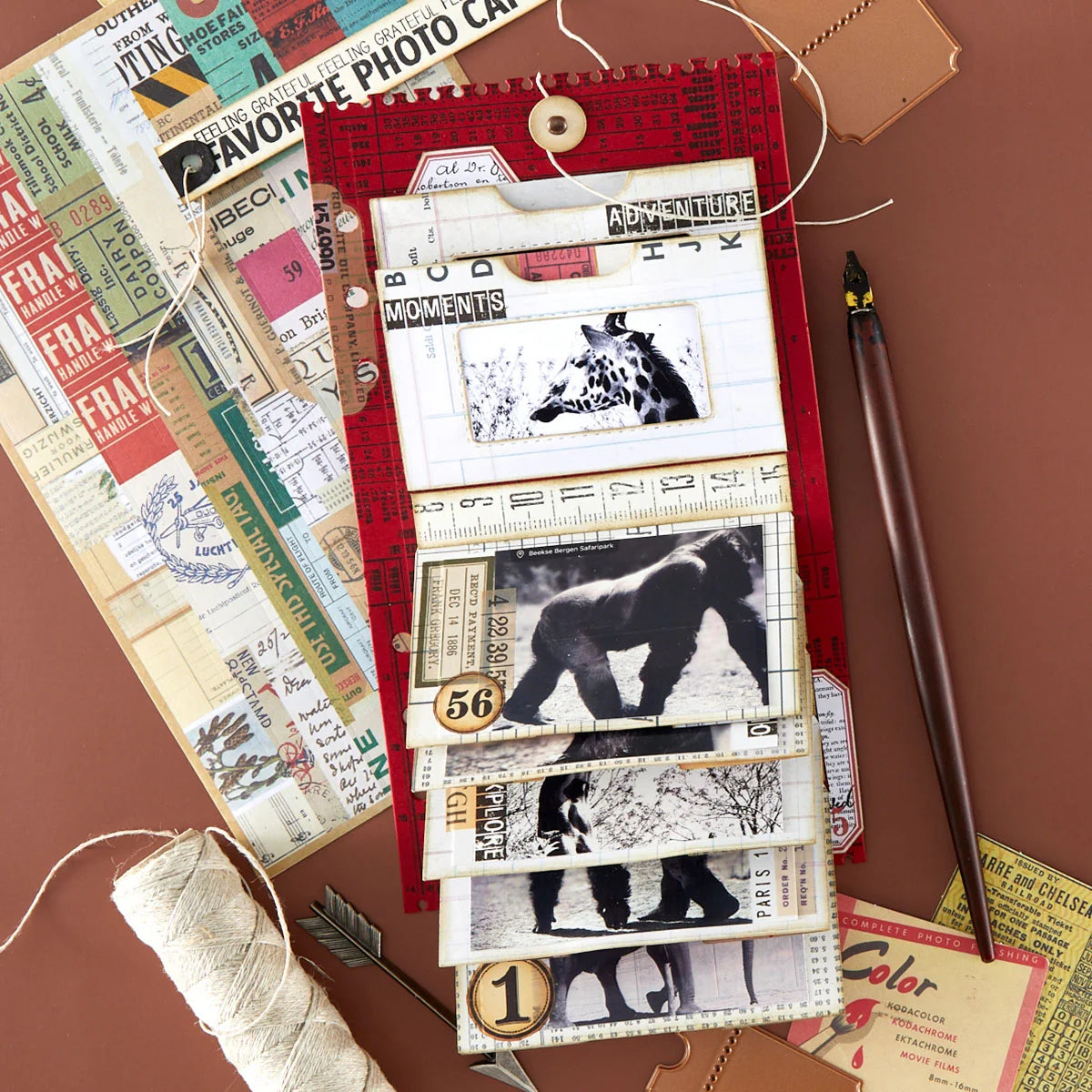 Spellbinders - Page with Flap Die Set by Esther Glas